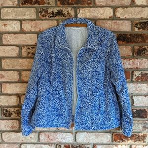🌊 Coastal Lightweight Jacket 14 by CD Petites Blue & White